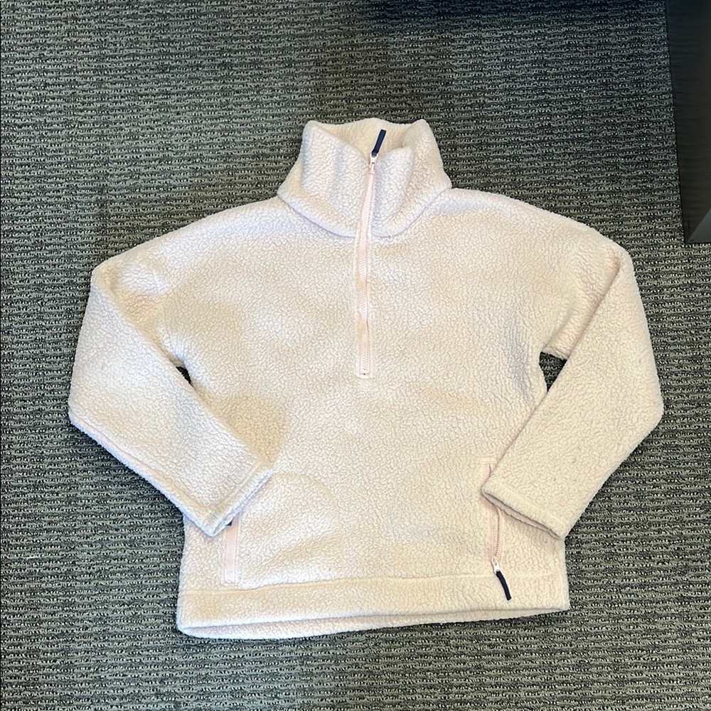 NOT FOR SALE Crew Pink Fleece Pullover